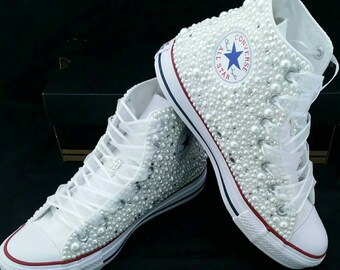 sparkly converse for wedding