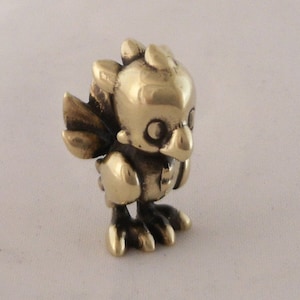Final Fantasy Chocobo High Polished Metal Miniature Statue from Brass