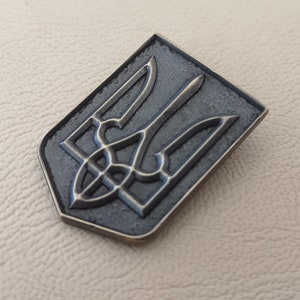Ukraine Trident Pin Brooch  - Support Ukraine - Non Profit sale