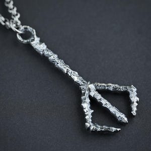 Bloodbundene Caryll Jäger Rune Halsketten Anhänger Charm 925 Sterling Silber/Messing