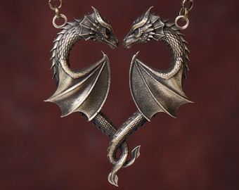 Dragon on sale heart pendant
