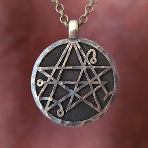Lovecraft Cthulhu Necronomicum Necklace Pendant Amulet Jewelry