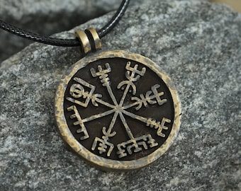 Vegvisir Vikingakompasshänge Halsband Smycken - En symbol som visar vägen och skyddar