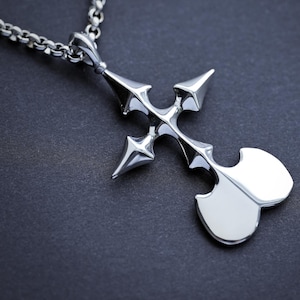 Kingdom Heart Nobody Stainless Steel Pendant Necklace Charm Necklace Jewelry