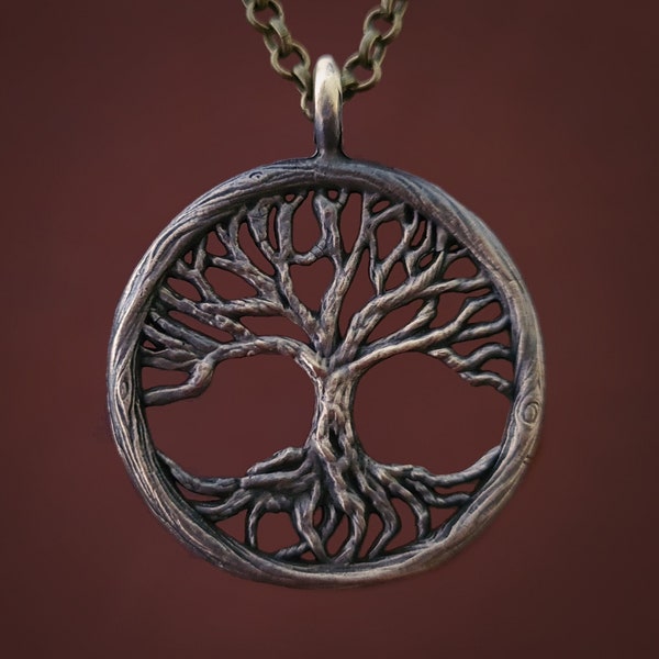 Viking Norse Yggdrasil Tree of Life Yggdrasil Pendant Necklace Jewelry Amulet