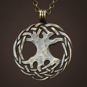 Viking Norse Yggdrasil Tree of Life Pendant Necklace Jewelry Amulet