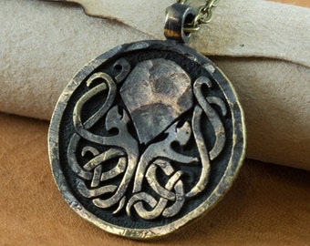 Lovecraft Cthulhu Necklace Pendant Amulet Jewelry