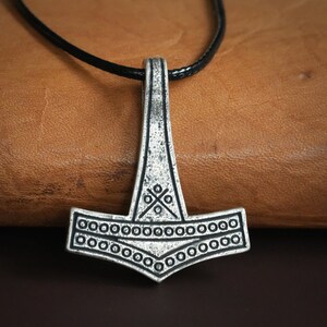 NKlaus Orecchini Uomo Donna Martello Di Thor Mjolnir - Argento 925 Ossidato - Gioielli Vichinghi