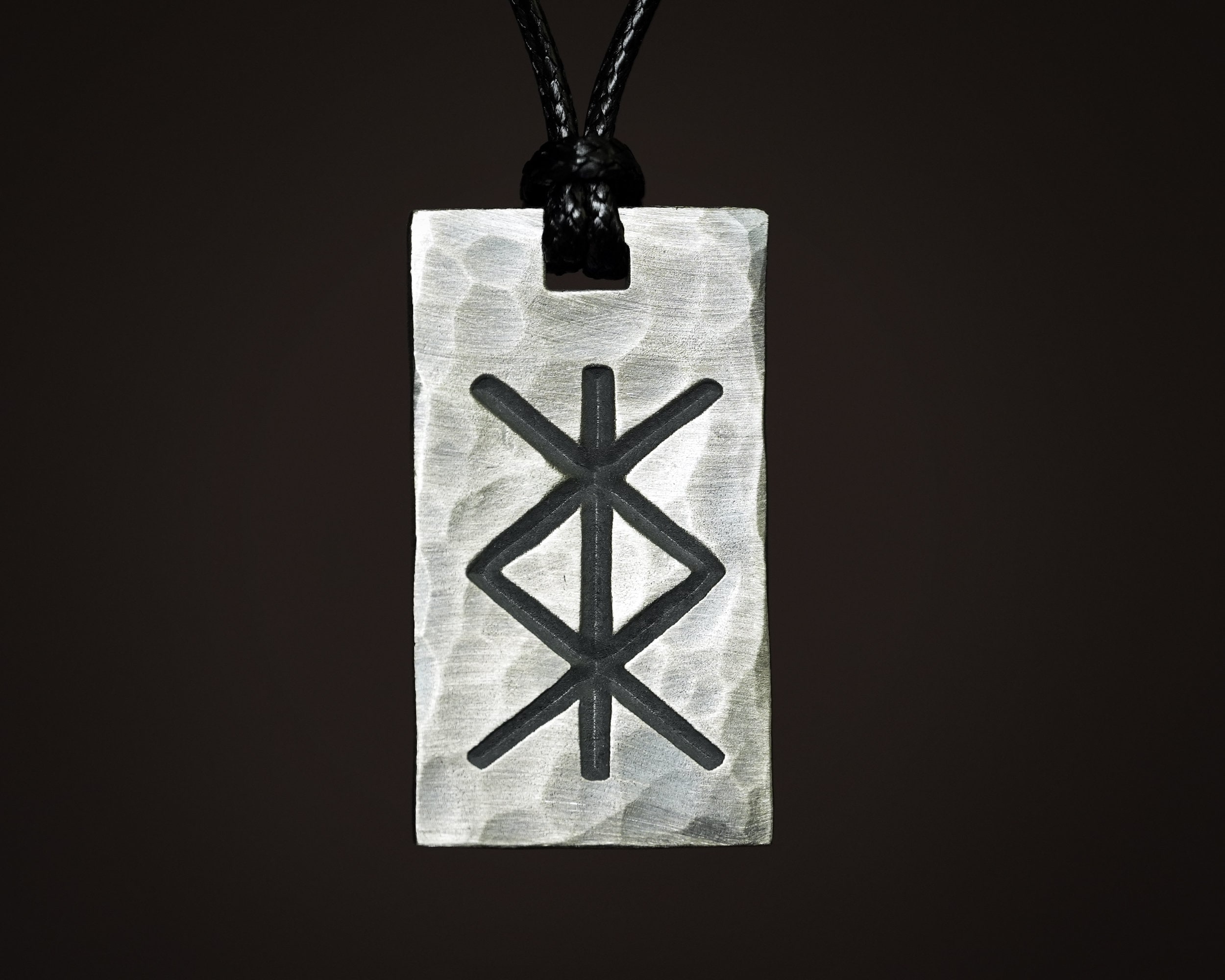 Bind Rune Protection Necklace Viking Elder Futhark Celtic Norse Jewelry ...