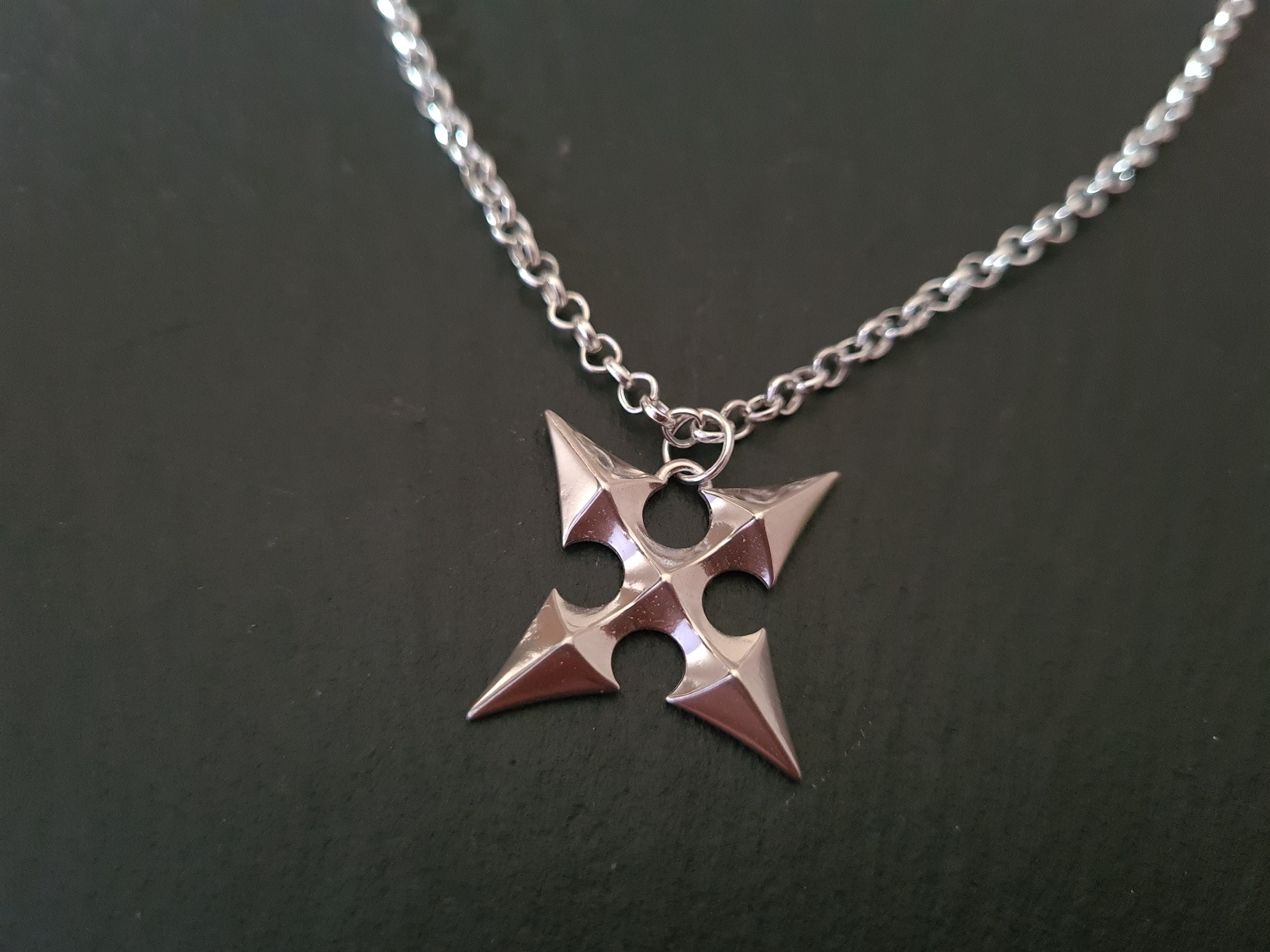 Xcoser Anime Kingdom Hearts Necklace Series Sets 2 Jewelry Silver