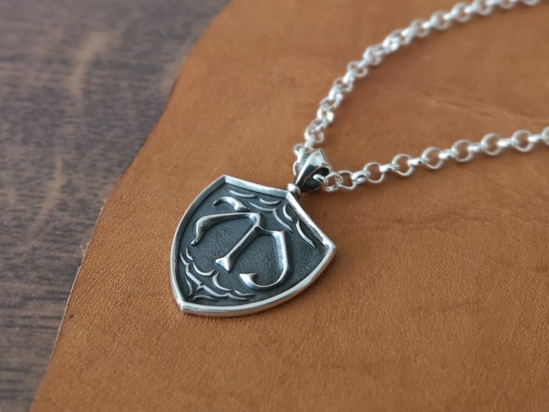 thumbnail image 2 of 925 Sterling Silver 'Hope' Pendant Necklace For Women, Simulated White Stone Accents, 16 Inch Chain With 2" Extender 2 of 6