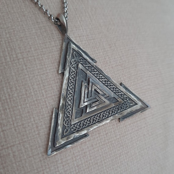Collana Uomo Con Ciondolo Testa Di Cervo Celtico Vichingo, In Acciaio Inossidabile, Catena 60cm, Stile Punk Rock