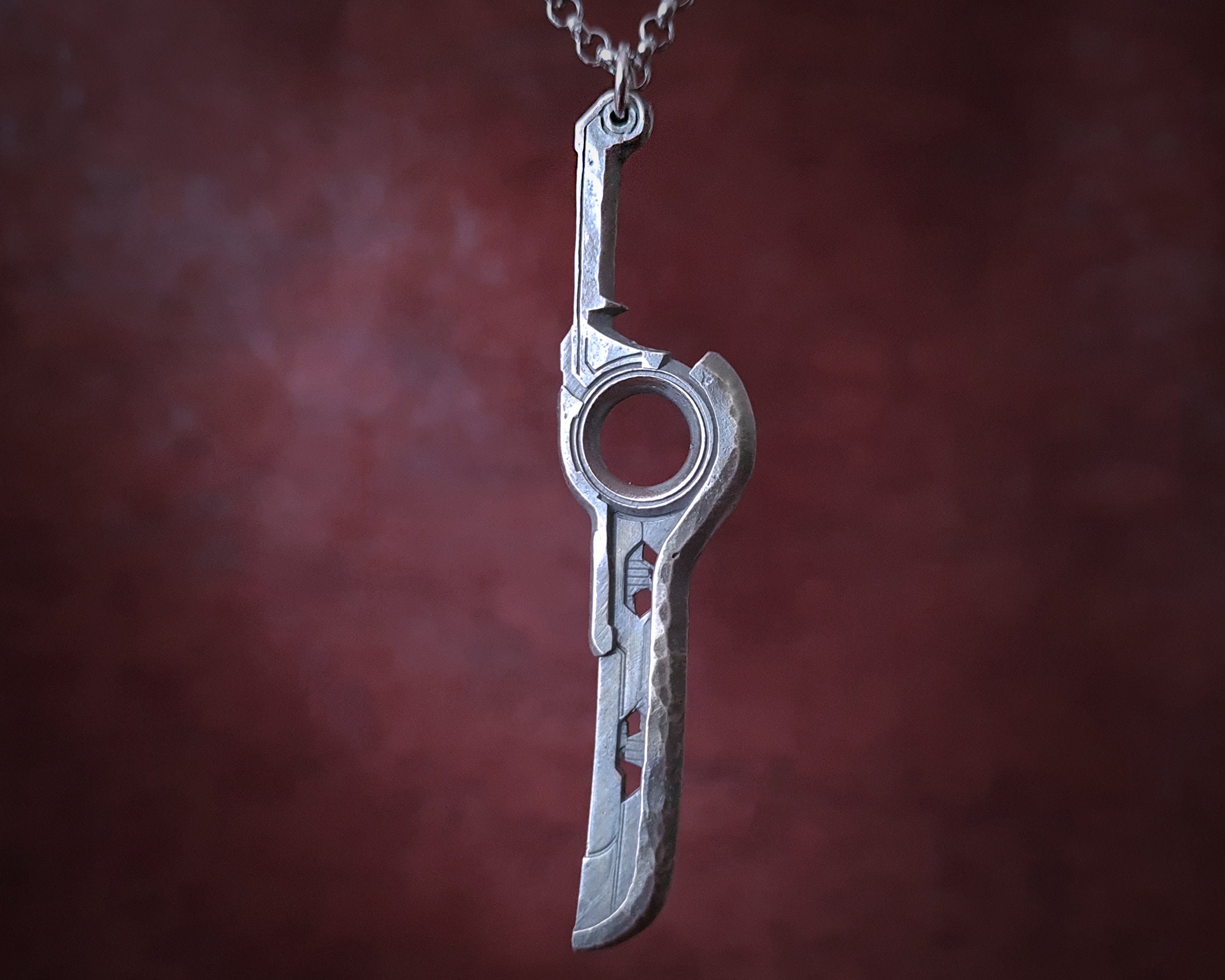 Xenoblade Chronicles Shulk Monado Sword Pendant Necklace Charm Etsy