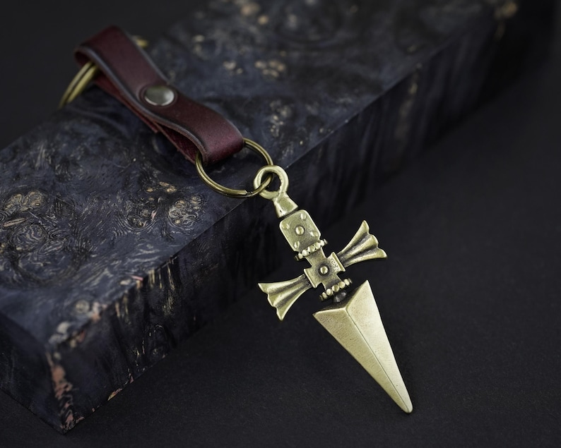 Collana con ciondolo Kurapika Judgement Chain, realizzata da H x H Hunter in argento sterling 925, ottone e acciaio inossidabile. immagine 12