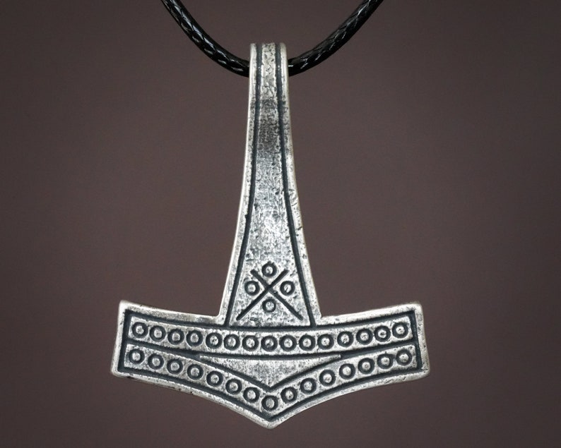 Viking Romersdal Authentic Replica Thor Hammer Mjolnir Necklace