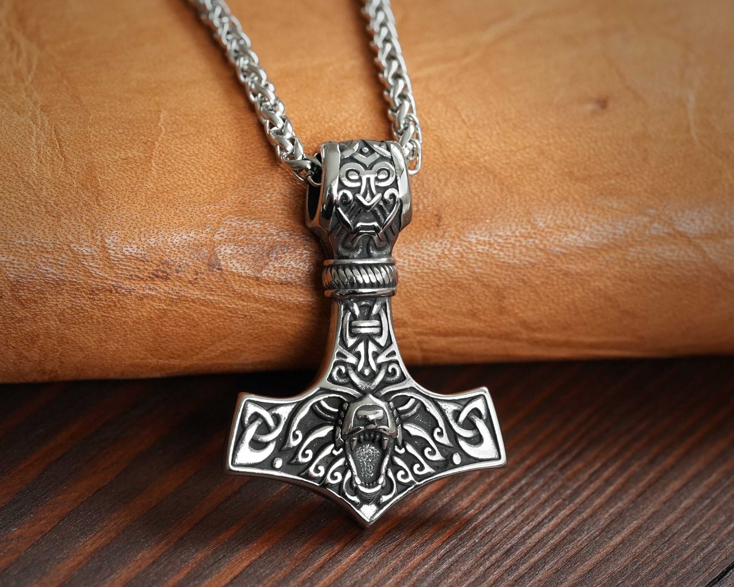 【WOOYOUNGMI】SILVER HAMMER PENDANT NECKLACE Silver Hammer Pendant Necklace - WOOYOUNGMI