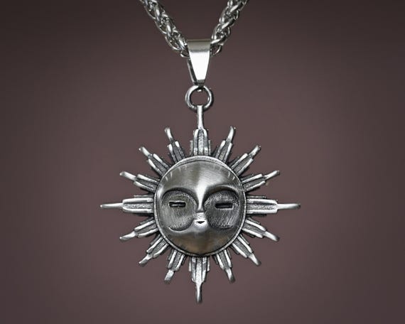 Esquie Mask Necklace - Expedition 33 Fantasy Game Jewelry - Clair