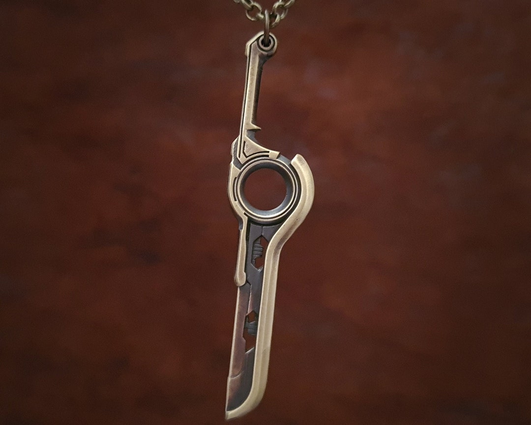 Xenoblade Chronicles Shulk Monado Sword Pendant Necklace Charm Etsy