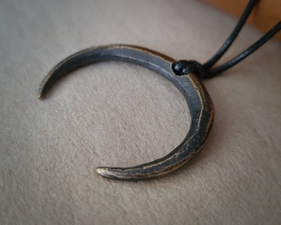 Ancient Hand Hammered Cast Moon 