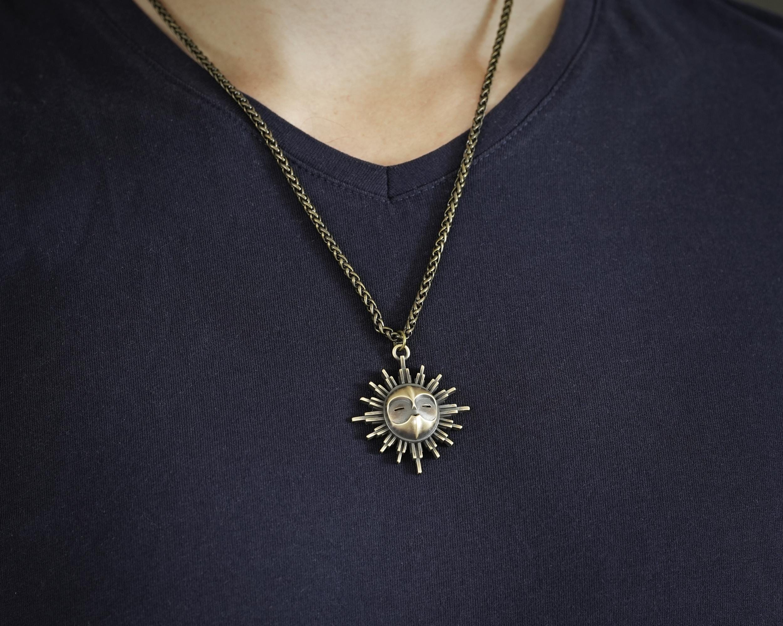 Esquie Mask Necklace - Expedition 33 Fantasy Game Jewelry - Clair
