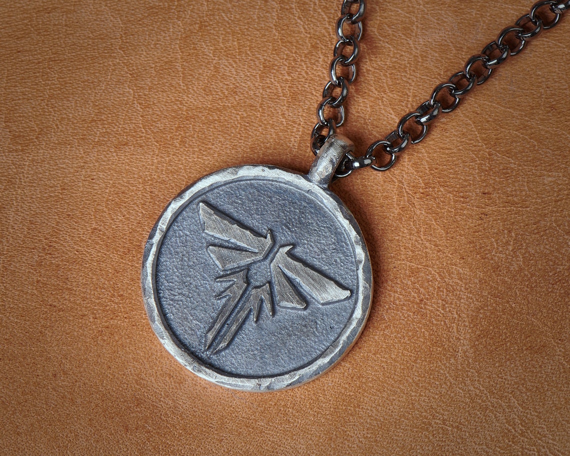 Sterling Silver Last of Us Firefly Fireflies Necklace Pendant Etsy UK