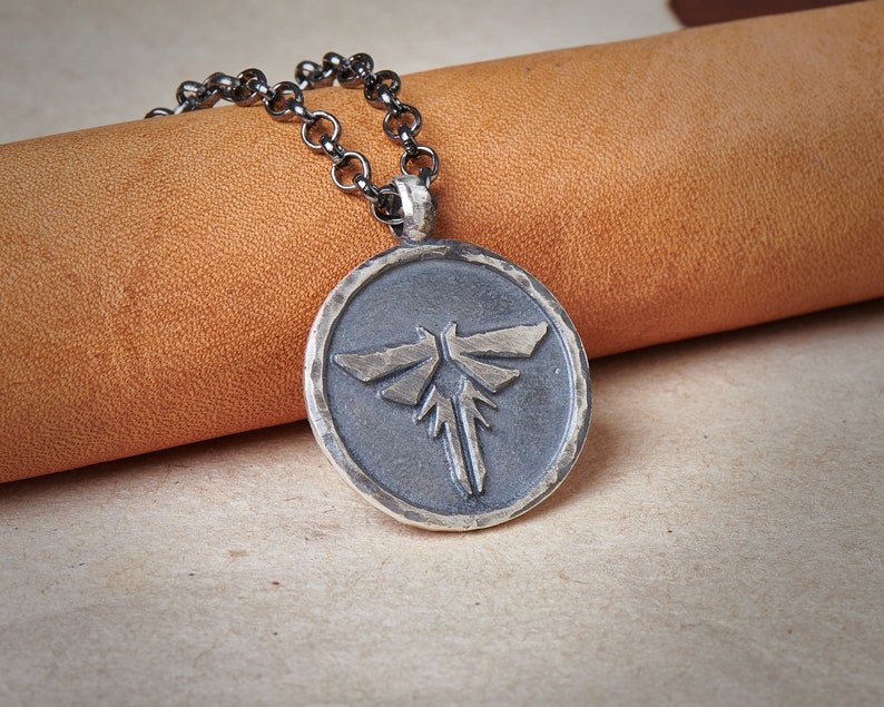 Sterling Silver Last of Us Firefly Fireflies Necklace Pendant Etsy