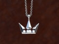925 Sterling Silver Crown Queen Princess Pendant Necklace Charm Jewelry product logo