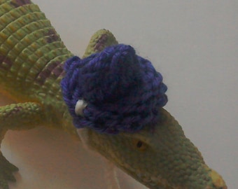 Berretto invernale per animali domestici fatto a mano all'uncinetto: cappello da rettile, serpente, roditore