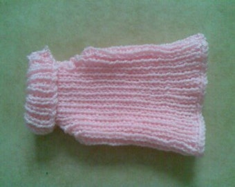 Plain Pink Dog Sweater Dog Jumper