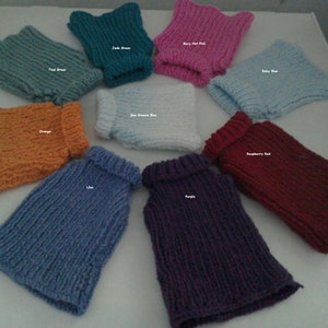 Hunde Pullover Hund Jumper Plain - pet-Kleidung - wählen Sie Ihre Pullover Farbe, Hundemäntel und Pullover