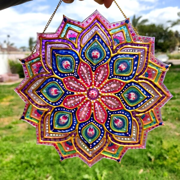 Mandala Suncatcher Etsy