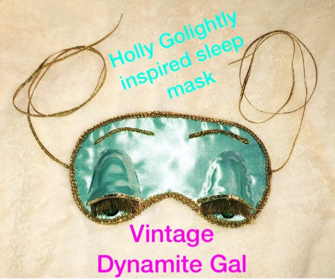 Breakfast at Tiffany's Eye Mask / Sleep Mask Holly Golightly Inspired