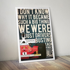 Rush Movie Poster, Rush Movie Print, Movie Poster, Home Decor,Wall Decor, Gift For Him, Gift, Gift For Her, Movie Poster, Movie Print, Sale