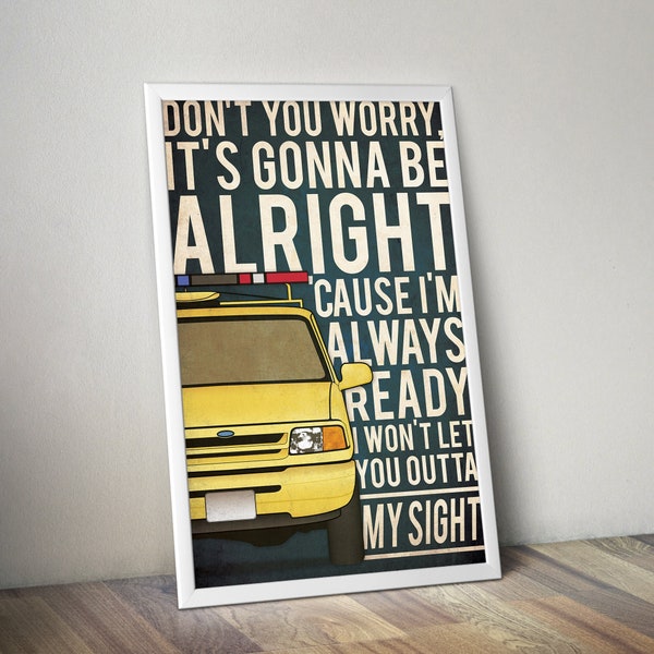 Póster de la serie de televisión Baywatch, regalo para el Día del Padre