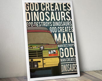 Jurassic Park Poster, Jurassic Park Print, Geschenk Für Ihn, Geschenk für Sie, Film Poster, Druck, Verkauf, Weihnachten, Black Friday, Cyber Monday