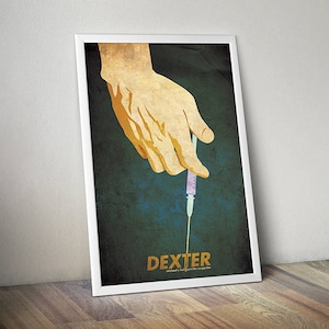 Dexter Poster, Dexter Print, Dexter tv, Father&#39;s Day Gift, Father&#39;s Day, Gift For Him, Gift For Her, Gift, Movie Poster, Movie Print, Sale