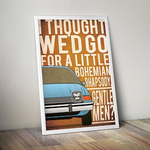 Wayne&#39;s World Poster, Wayne&#39;s World Print, Cadeau voor hem, Movie Poster Sale, Movie Poster, Movie Print, Sale, Kerstmis, Black Friday