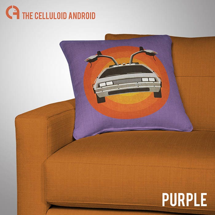 Back to the Future Pillow, Throw Pillow, Home Decoration, Pillow