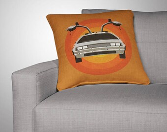 Back to the Future Pillow, Throw Pillow, Home Decoration, Pillow