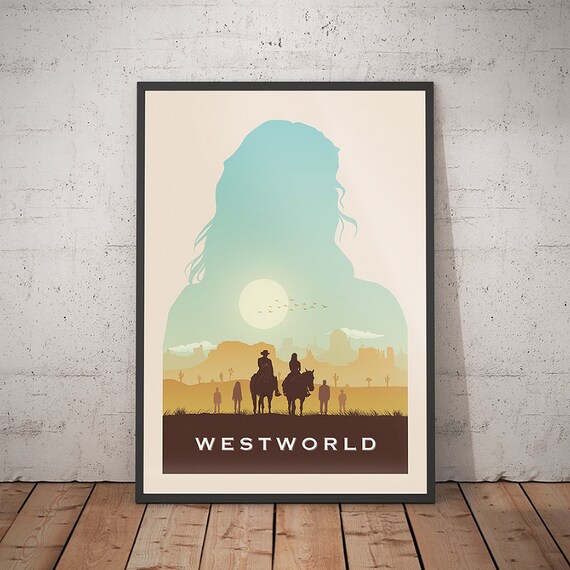 Westworld Poster Alternative Tv Show Poster Tv Poster Etsy