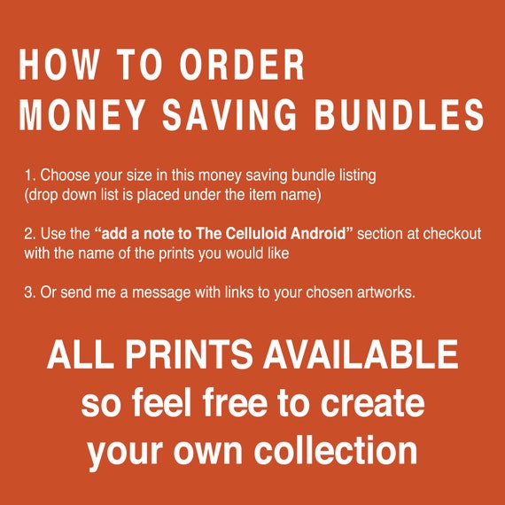 Black Friday SALE, Bundle offer, Set of 5 prints, Discount promo, Any Five Posters, Wall Decor, Wall Art, Home Decor, Choose Any 5, Xmas