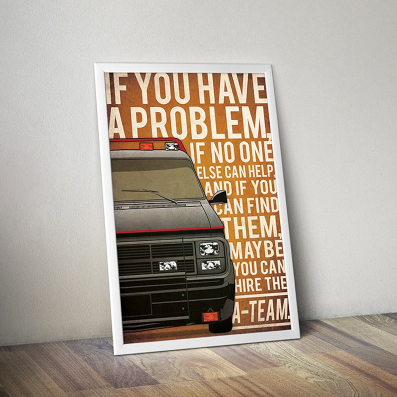 The A team Poster The A team Print The A team Gift Gift For Him the-a-team-poster-the-a-team-print-the-a-team-gift-gift-for-him
