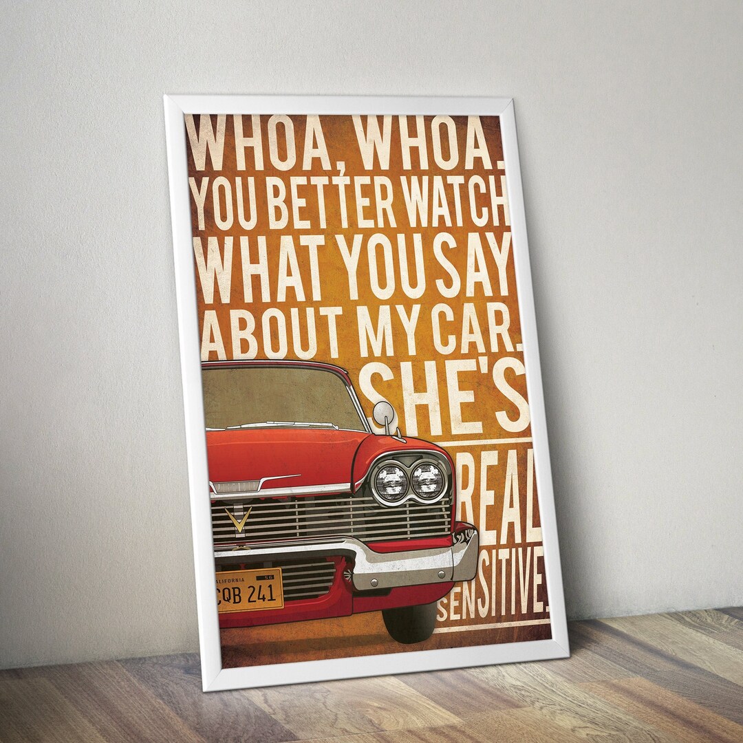 Christine Poster, Christine Print, Christine Movie Poster, Horror Movie ...