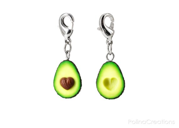 avocado croc charm