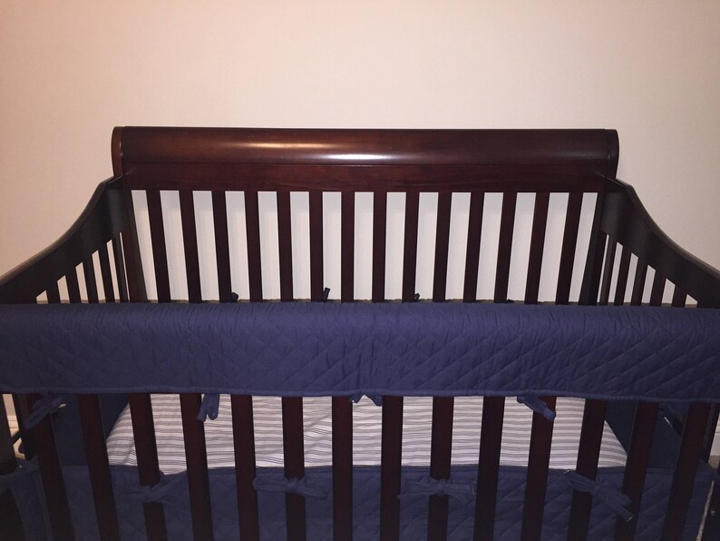 Long And Mini Crib Rail Cover Boy Free Uk Shipping Teething Etsy