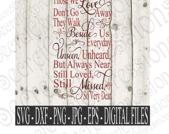 Those We Love Svg Etsy