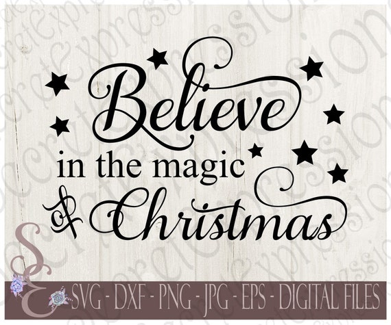 Eps Christmas Vintage SVG Ornament Svg files Believe Wreath Svg -Ornament Svg Png Dxf