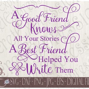 Download Good Friends Are Like Stars Svg Friendship Digital Svg File Etsy