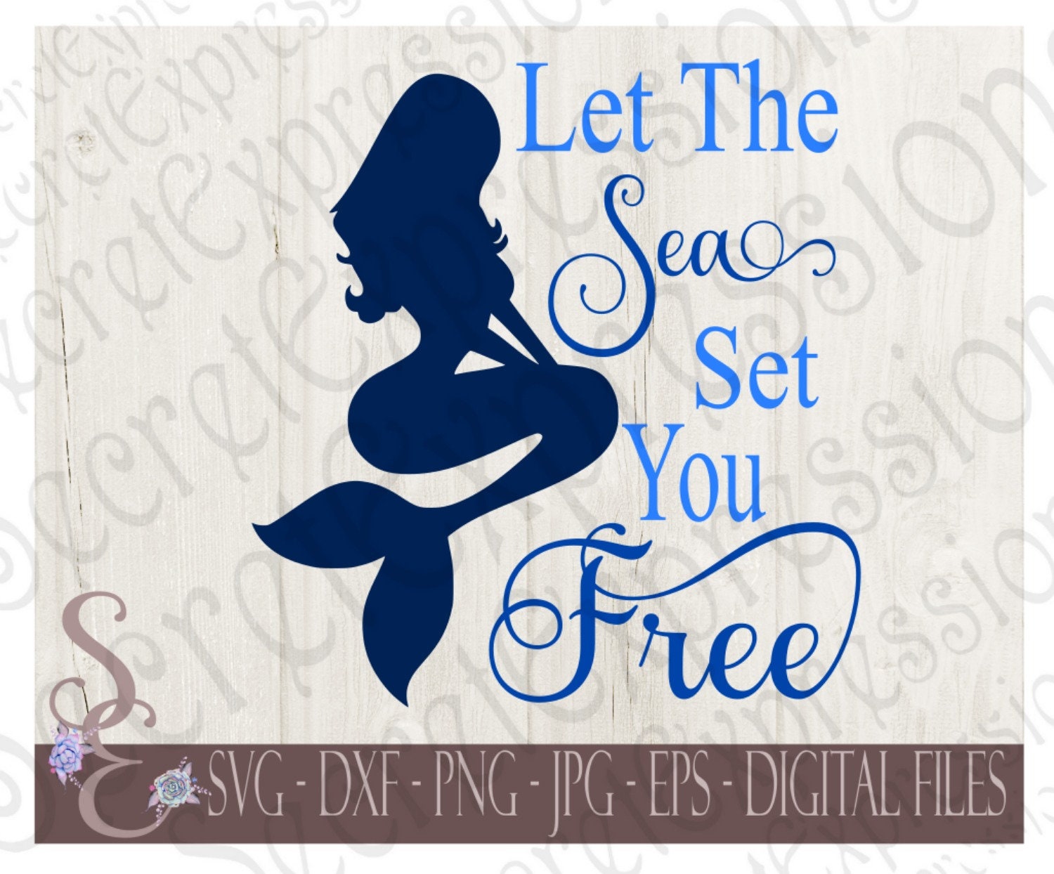 Download Let The Sea Set You Free Svg Inspirational Motivational Etsy