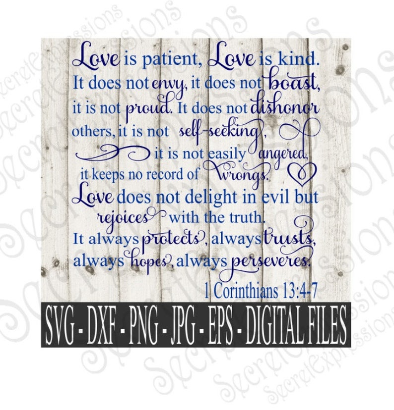 Free Free 291 Love Is Patient Love Is Kind Svg SVG PNG EPS DXF File